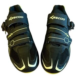 Kescoo Cycling Shoes Women's EU 42 US 10.5–11 SPD Peloton Compatible Spin Black